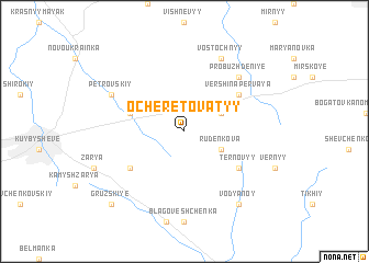 map of Ocheretovatyy