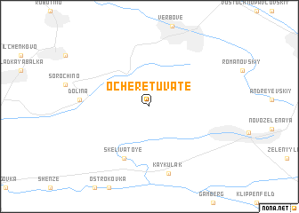 map of Ocheretuvate