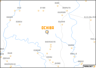 map of Ochiba