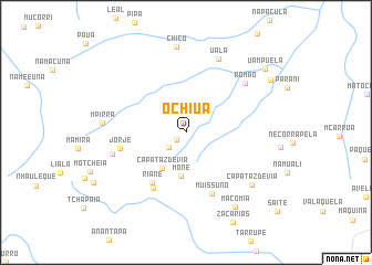 map of Ochiua