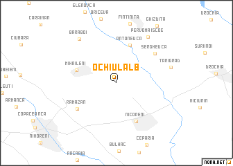 map of Ochiul Alb