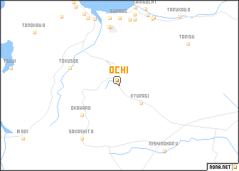 map of Ōchi