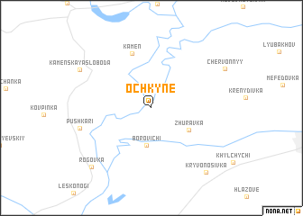 map of Ochkyne