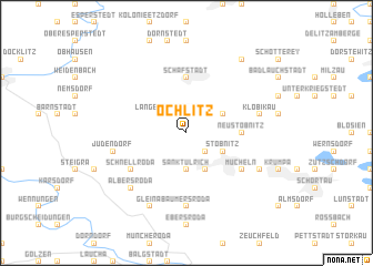 map of Öchlitz