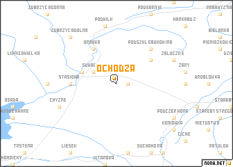 map of Ochodza