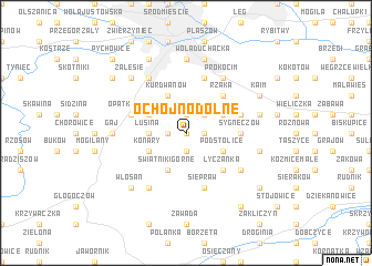 map of Ochojno Dolne