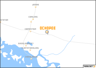 map of Ochopee