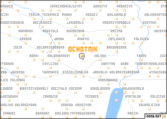 map of Ochotnik