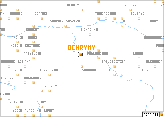 map of Ochrymy