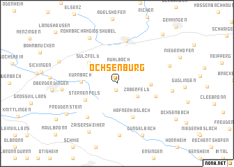 map of Ochsenburg