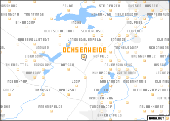 map of Ochsenweide