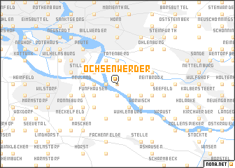 map of Ochsenwerder