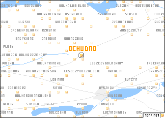 map of Ochudno