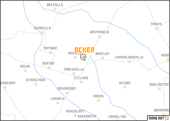 map of Ocker