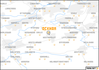 map of Ockham