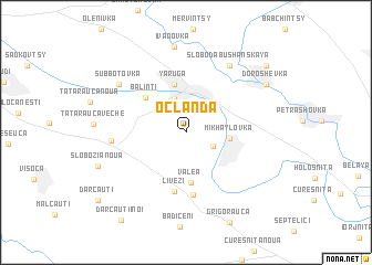 map of Oclanda