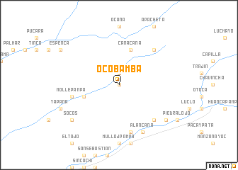 map of Ocobamba