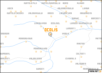 map of Ocoliş