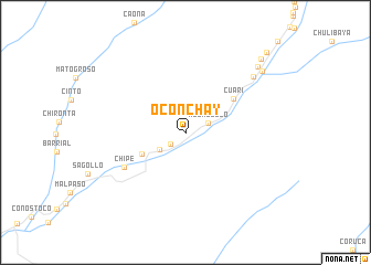 map of Oconchay