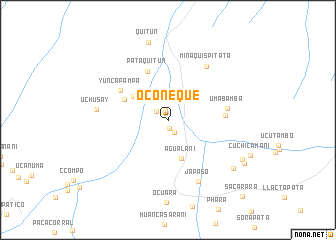 map of Oconeque