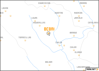 map of Oconi