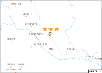 map of Ocoruro