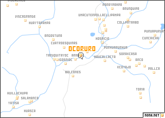 map of Ocoruro