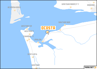 map of Ocosta