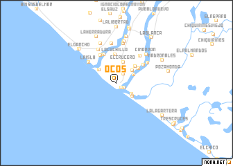 map of Ocós