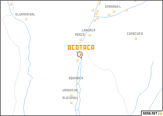 map of Ocotaca