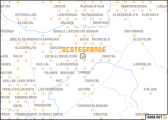 map of Ocote Grande