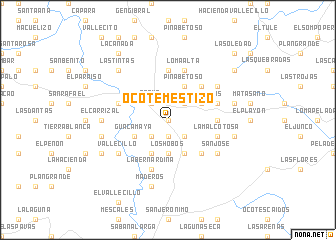map of Ocote Mestizo