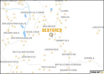 map of Ocotenco