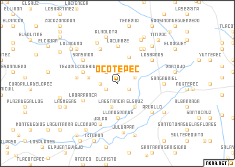 map of Ocotepec