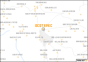 map of Ocotepec