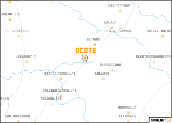 map of Ocote