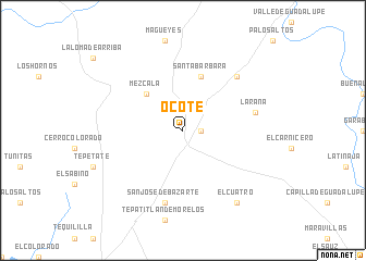 map of Ocote