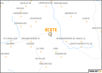 map of Ocote