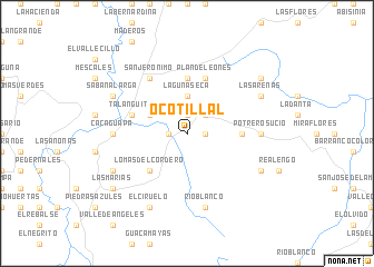 map of Ocotillal