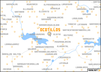 map of Ocotillos