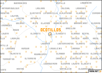 map of Ocotillos