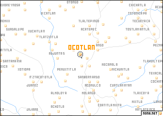 map of Ocotlán