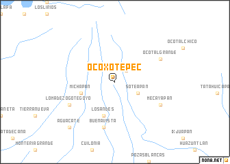 map of Ocoxotepec