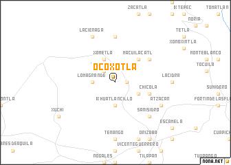 map of Ocoxotla