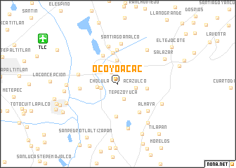 map of Ocoyoacac