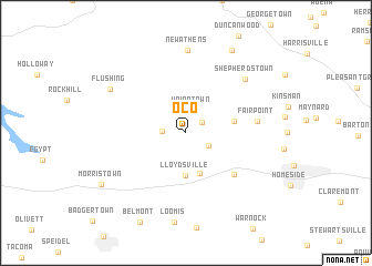 map of Oco