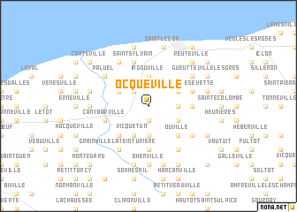 map of Ocqueville