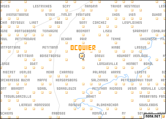 map of Ocquier