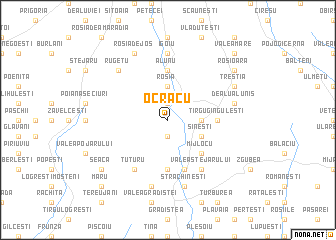 map of Ocracu