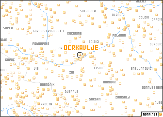 map of (( Ocrkavlje ))